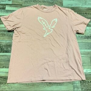American Eagle Pink Graphic TShirt Super Soft Standard Fit Style Large